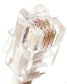 Наконечник RJ-45 для подсоединения к компьютеру