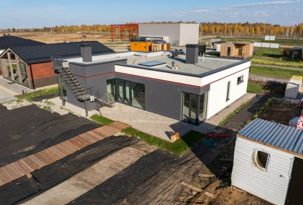 Плоская кровля в Новосибирске создают Дома Будущего Плоская кровля в Новосибирске создают Дома Будущего
